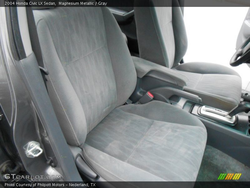 Magnesium Metallic / Gray 2004 Honda Civic LX Sedan