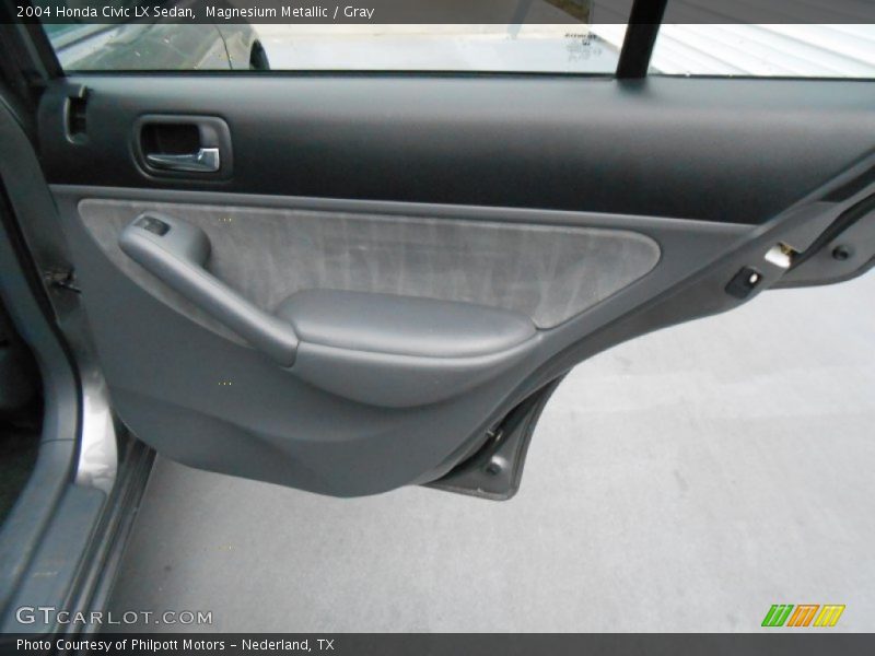 Magnesium Metallic / Gray 2004 Honda Civic LX Sedan