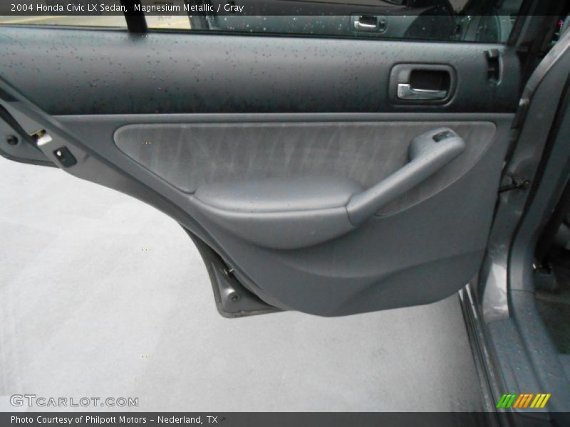 Magnesium Metallic / Gray 2004 Honda Civic LX Sedan