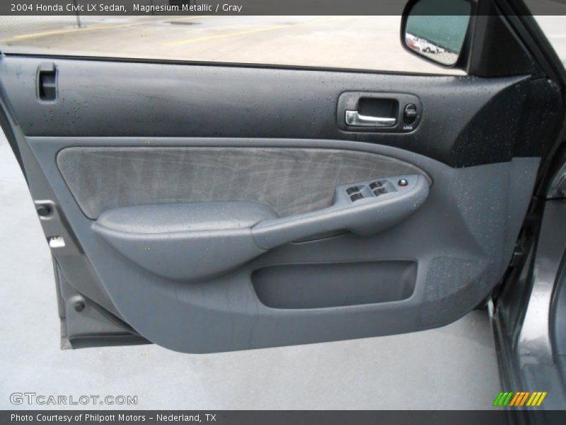 Magnesium Metallic / Gray 2004 Honda Civic LX Sedan
