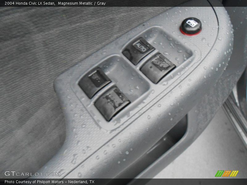 Magnesium Metallic / Gray 2004 Honda Civic LX Sedan