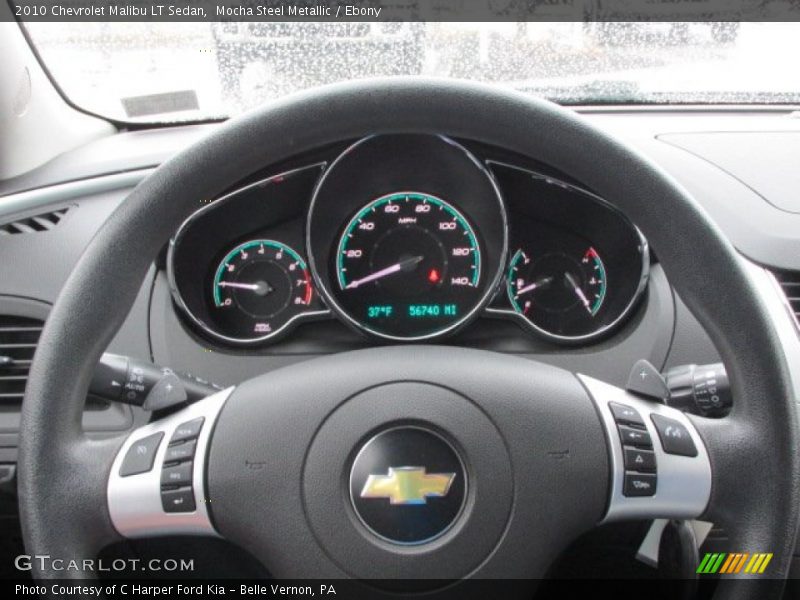 Mocha Steel Metallic / Ebony 2010 Chevrolet Malibu LT Sedan