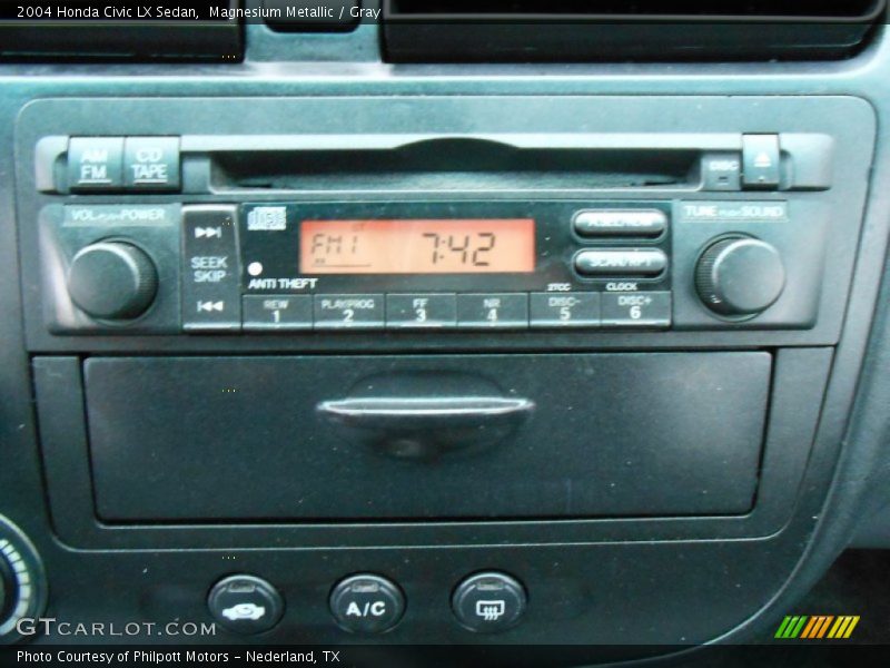 Magnesium Metallic / Gray 2004 Honda Civic LX Sedan