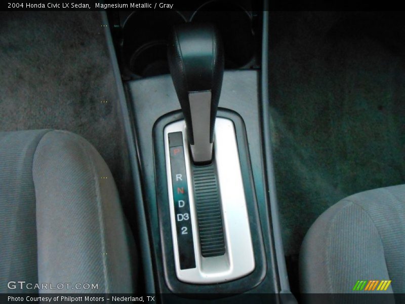 Magnesium Metallic / Gray 2004 Honda Civic LX Sedan
