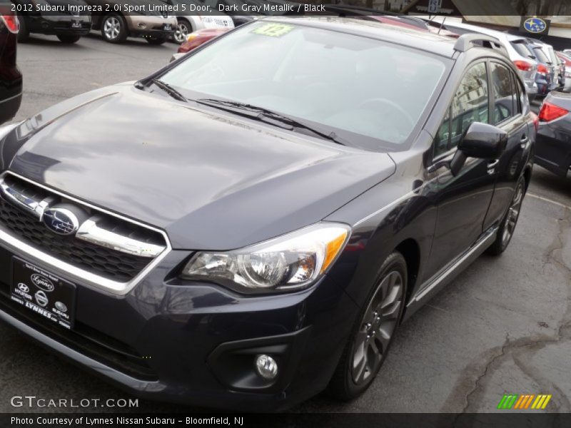 Dark Gray Metallic / Black 2012 Subaru Impreza 2.0i Sport Limited 5 Door