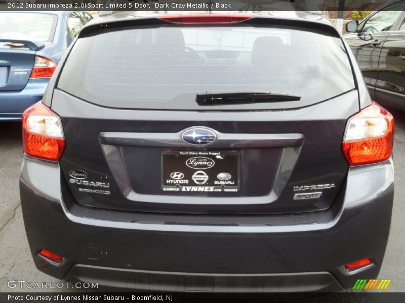 Dark Gray Metallic / Black 2012 Subaru Impreza 2.0i Sport Limited 5 Door