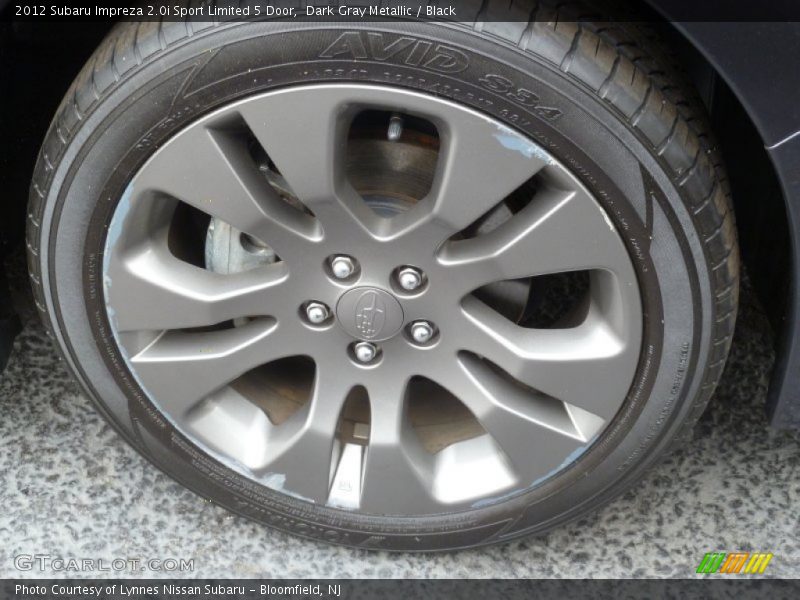 Dark Gray Metallic / Black 2012 Subaru Impreza 2.0i Sport Limited 5 Door