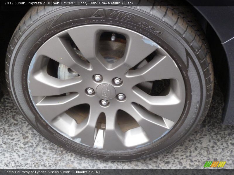 Dark Gray Metallic / Black 2012 Subaru Impreza 2.0i Sport Limited 5 Door