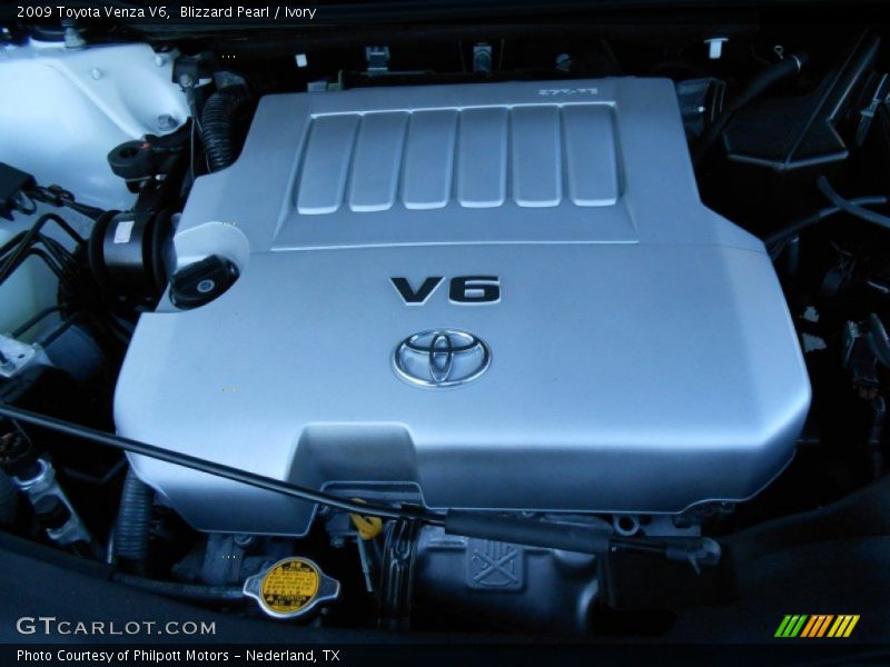 Blizzard Pearl / Ivory 2009 Toyota Venza V6