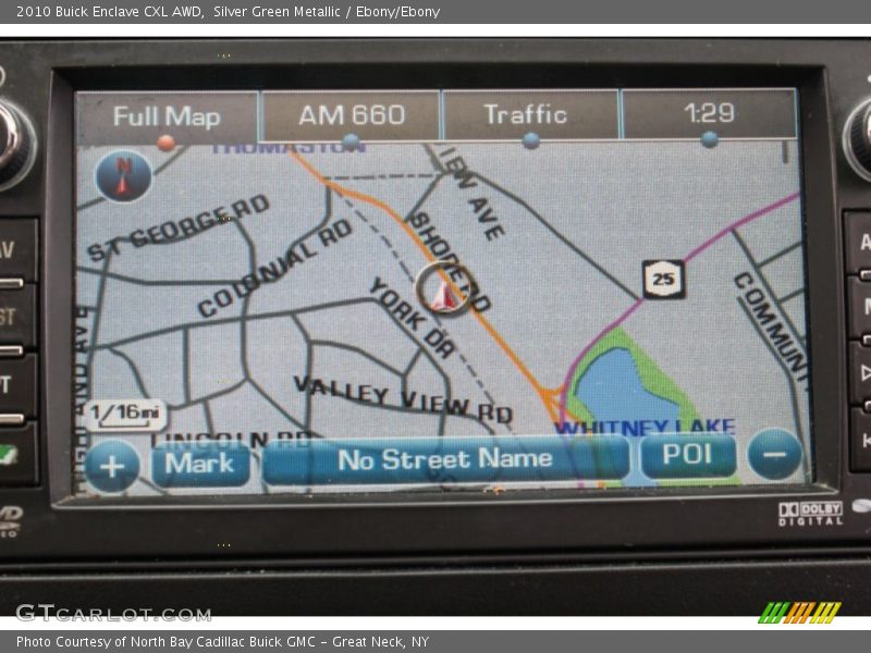 Navigation of 2010 Enclave CXL AWD