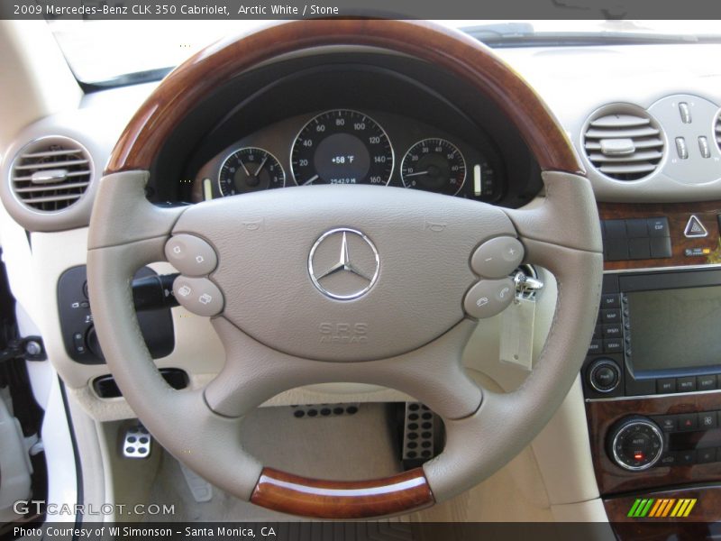  2009 CLK 350 Cabriolet Steering Wheel