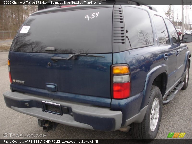 Bermuda Blue Metallic / Tan/Neutral 2006 Chevrolet Tahoe Z71 4x4