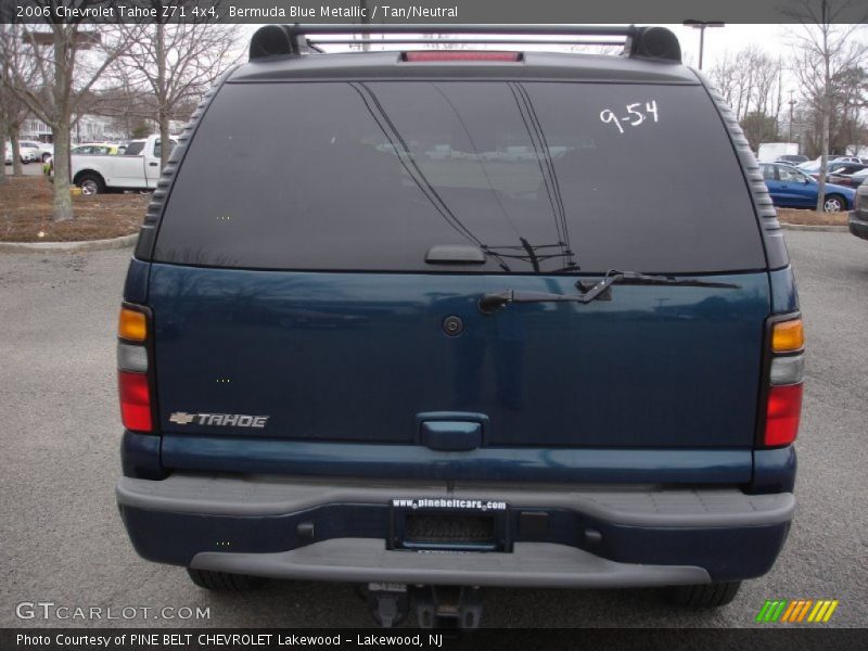Bermuda Blue Metallic / Tan/Neutral 2006 Chevrolet Tahoe Z71 4x4