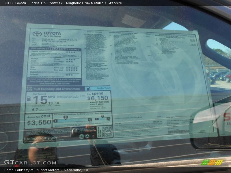 Magnetic Gray Metallic / Graphite 2013 Toyota Tundra TSS CrewMax