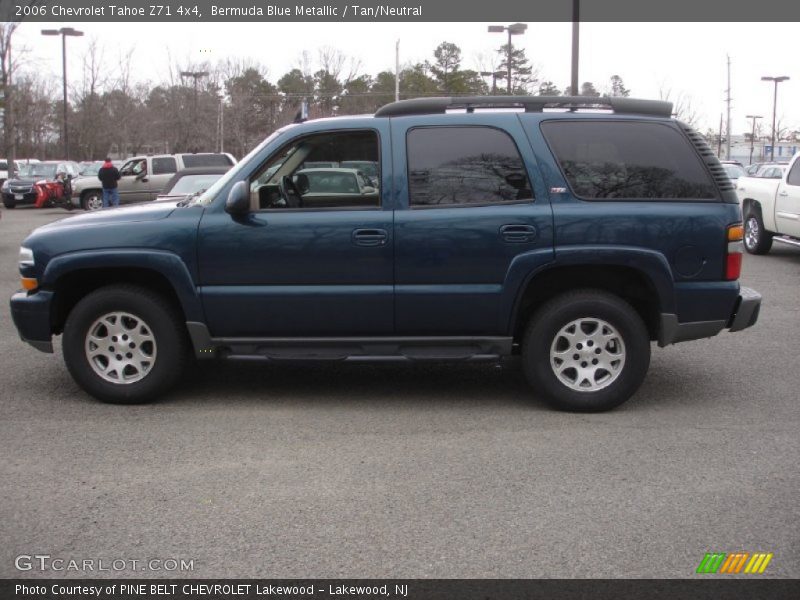 Bermuda Blue Metallic / Tan/Neutral 2006 Chevrolet Tahoe Z71 4x4