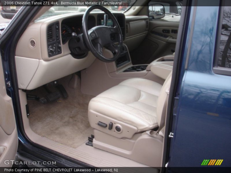 Bermuda Blue Metallic / Tan/Neutral 2006 Chevrolet Tahoe Z71 4x4