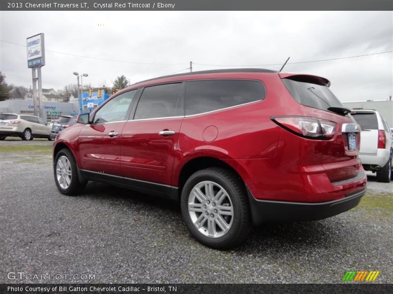 Crystal Red Tintcoat / Ebony 2013 Chevrolet Traverse LT