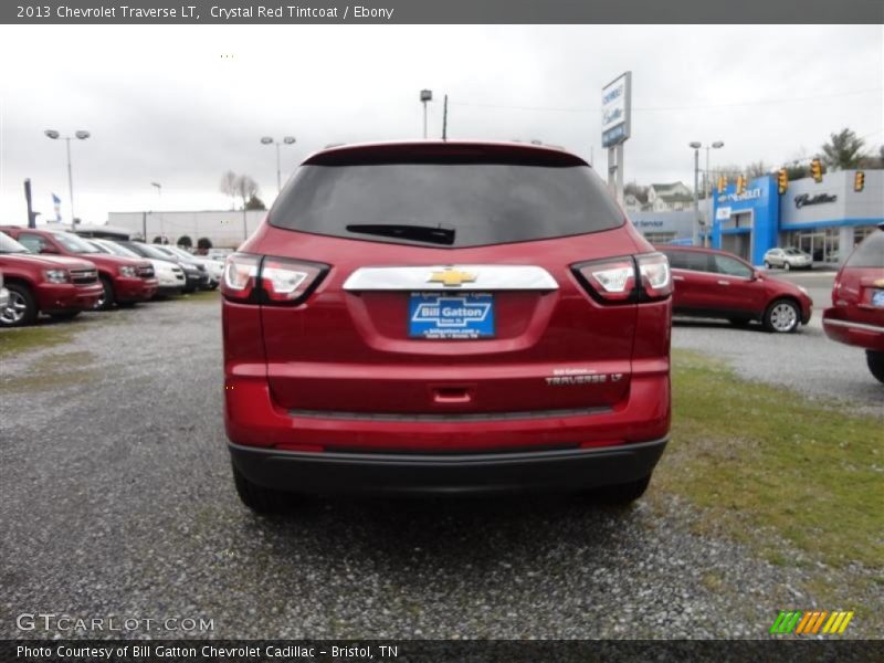 Crystal Red Tintcoat / Ebony 2013 Chevrolet Traverse LT