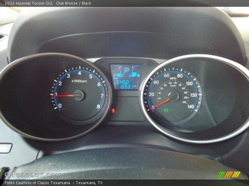 Chai Bronze / Black 2012 Hyundai Tucson GLS