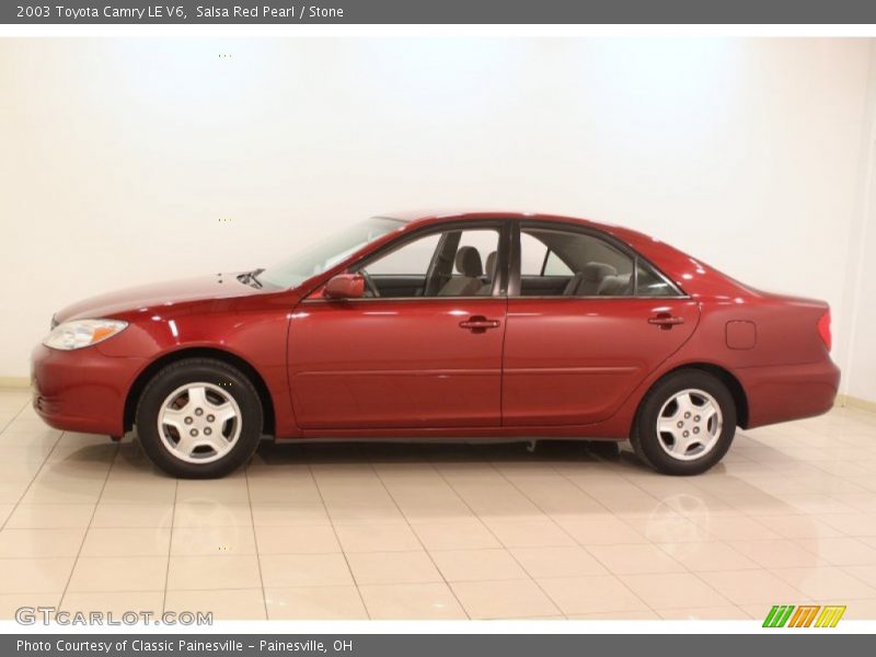 Salsa Red Pearl / Stone 2003 Toyota Camry LE V6