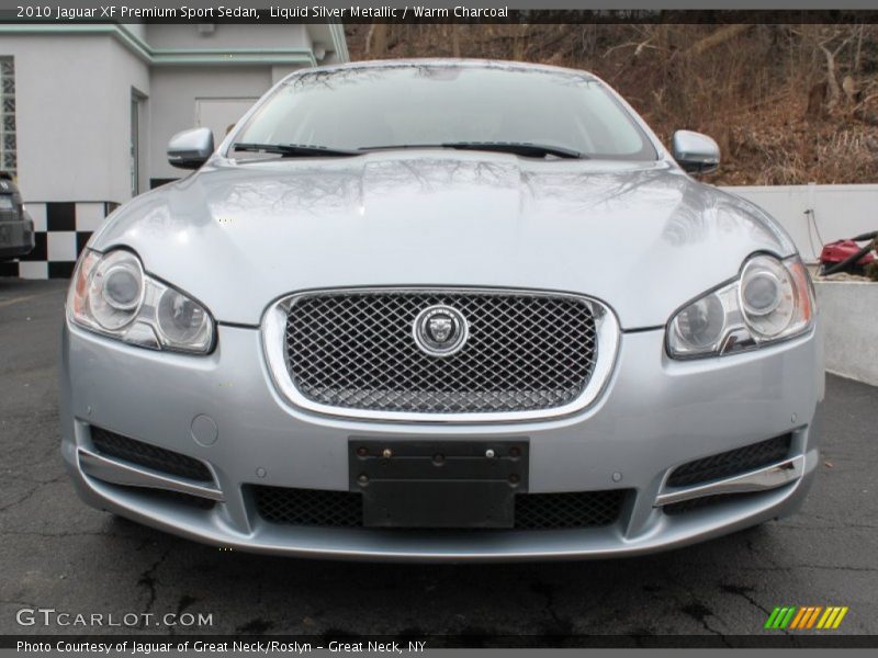 Liquid Silver Metallic / Warm Charcoal 2010 Jaguar XF Premium Sport Sedan