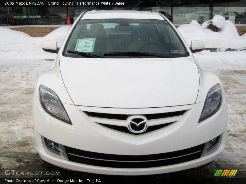 Performance White / Beige 2009 Mazda MAZDA6 i Grand Touring