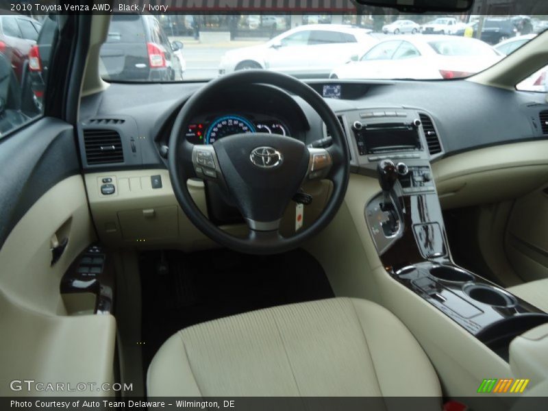 Black / Ivory 2010 Toyota Venza AWD