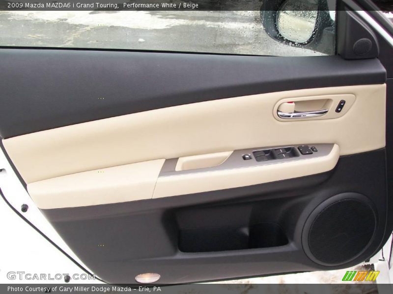 Performance White / Beige 2009 Mazda MAZDA6 i Grand Touring