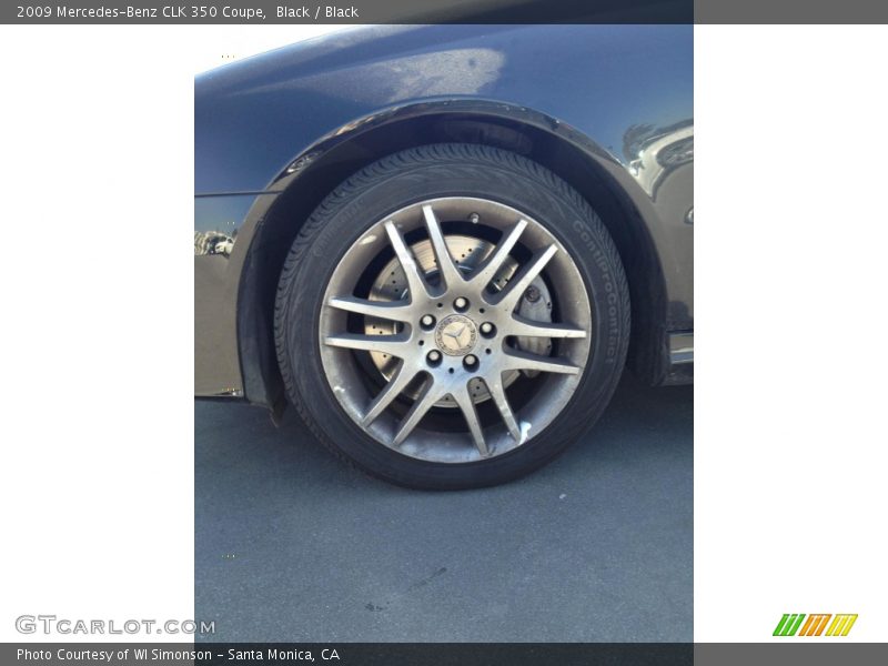 Black / Black 2009 Mercedes-Benz CLK 350 Coupe