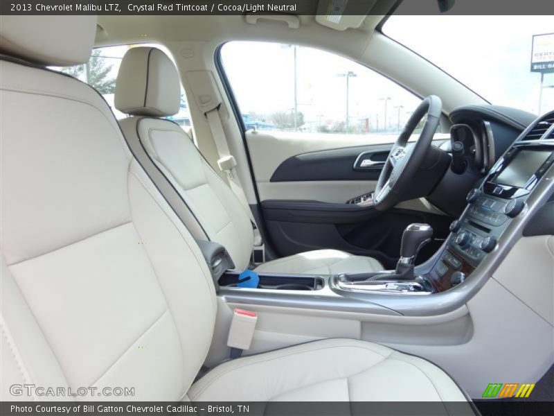 Crystal Red Tintcoat / Cocoa/Light Neutral 2013 Chevrolet Malibu LTZ
