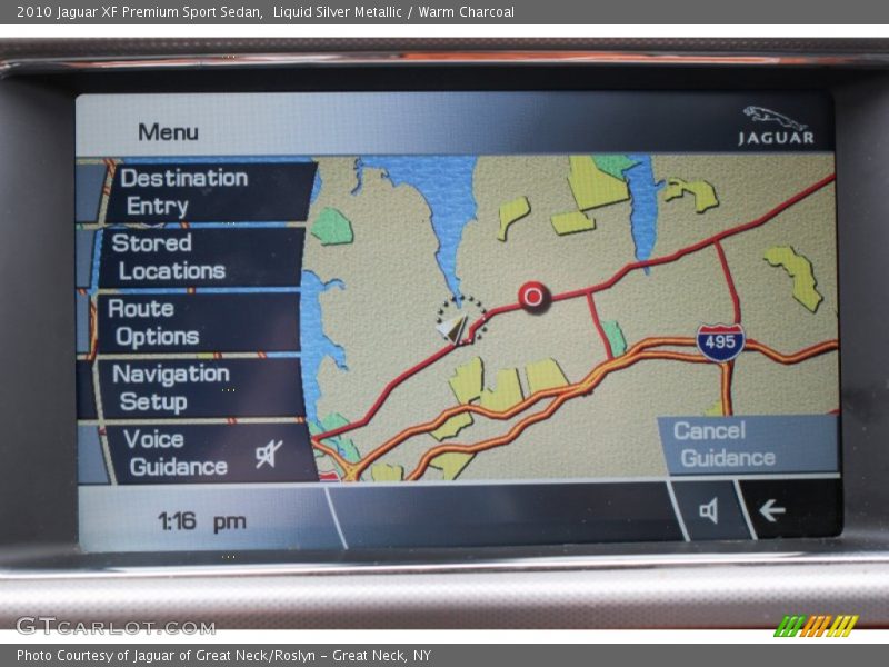 Navigation of 2010 XF Premium Sport Sedan