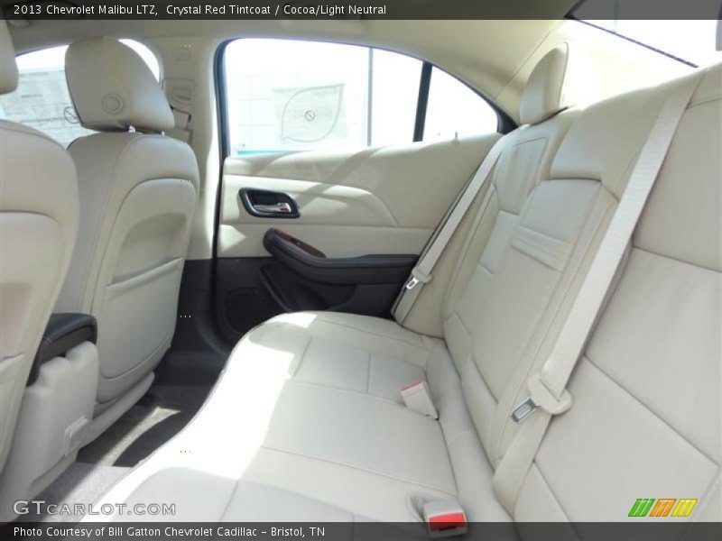 Crystal Red Tintcoat / Cocoa/Light Neutral 2013 Chevrolet Malibu LTZ