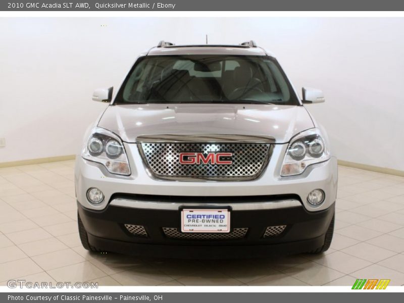 Quicksilver Metallic / Ebony 2010 GMC Acadia SLT AWD