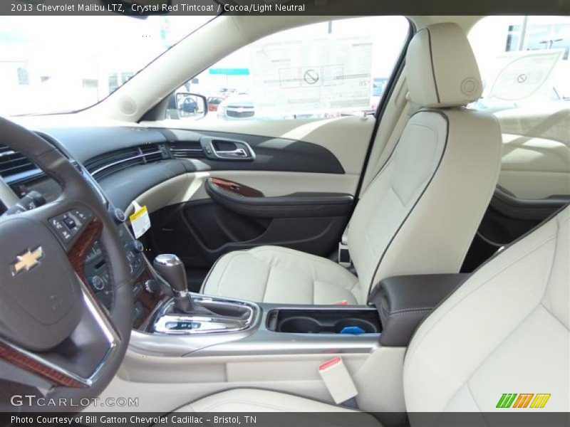Crystal Red Tintcoat / Cocoa/Light Neutral 2013 Chevrolet Malibu LTZ