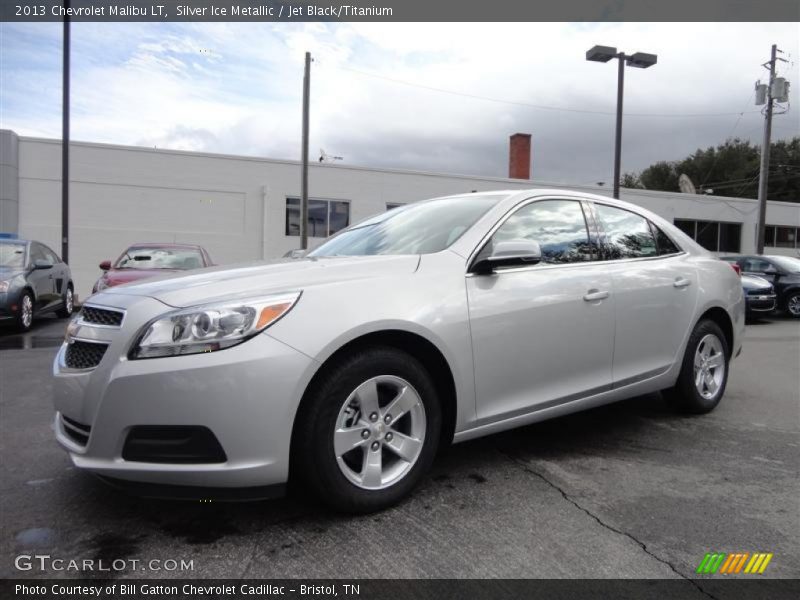 Silver Ice Metallic / Jet Black/Titanium 2013 Chevrolet Malibu LT