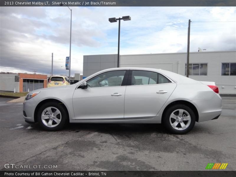 Silver Ice Metallic / Jet Black/Titanium 2013 Chevrolet Malibu LT