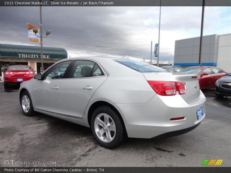 Silver Ice Metallic / Jet Black/Titanium 2013 Chevrolet Malibu LT