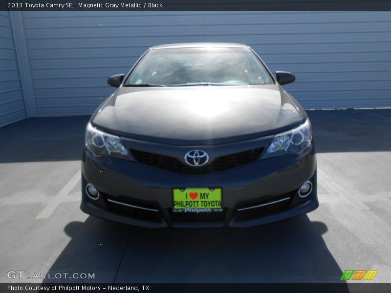 Magnetic Gray Metallic / Black 2013 Toyota Camry SE