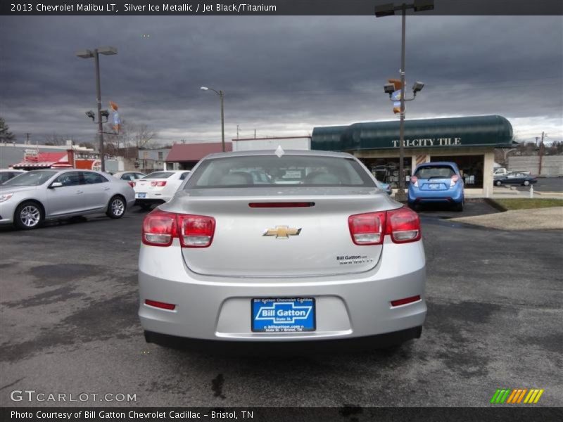 Silver Ice Metallic / Jet Black/Titanium 2013 Chevrolet Malibu LT