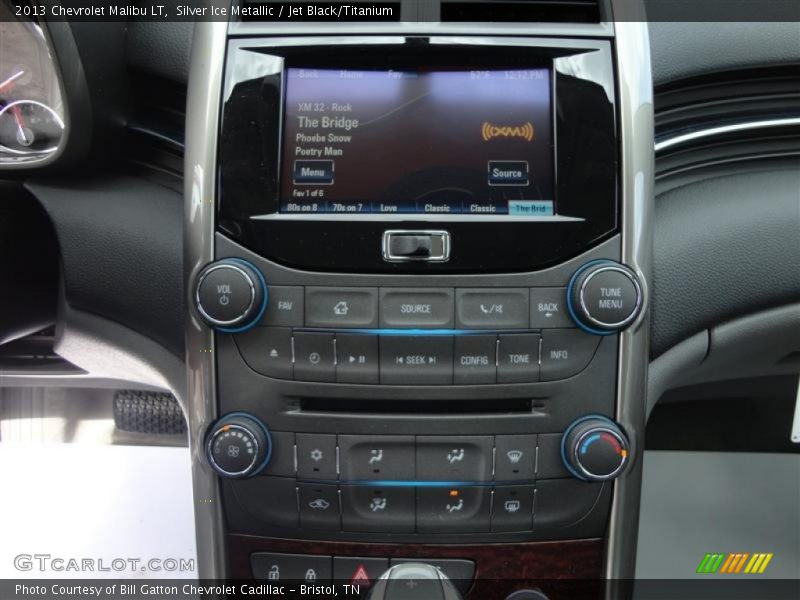 Silver Ice Metallic / Jet Black/Titanium 2013 Chevrolet Malibu LT