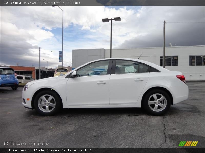 Summit White / Jet Black 2013 Chevrolet Cruze LT