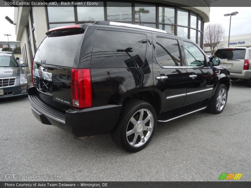 Black Raven / Ebony 2008 Cadillac Escalade AWD