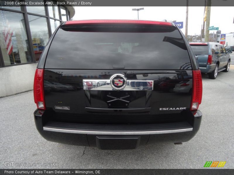 Black Raven / Ebony 2008 Cadillac Escalade AWD