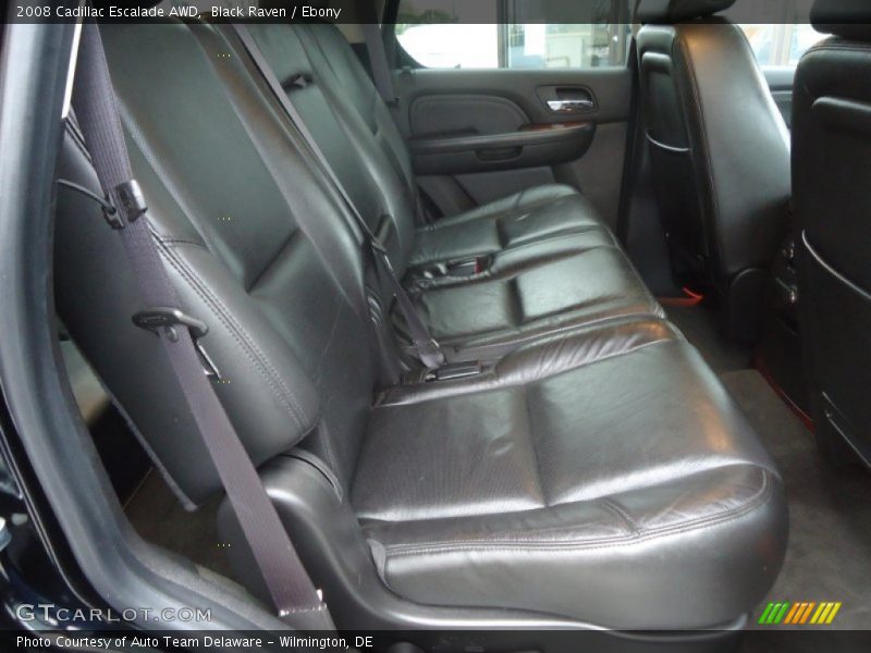 Rear Seat of 2008 Escalade AWD