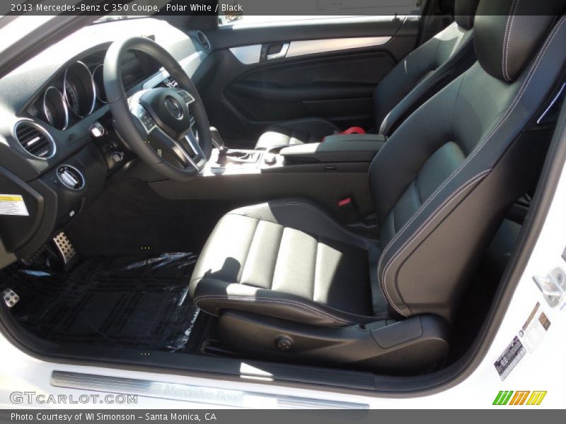  2013 C 350 Coupe Black Interior