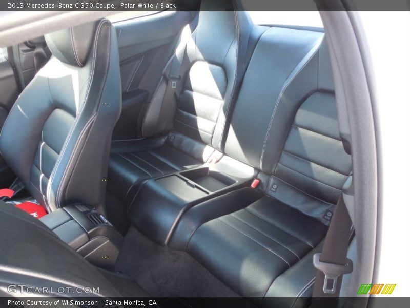 Rear Seat of 2013 C 350 Coupe