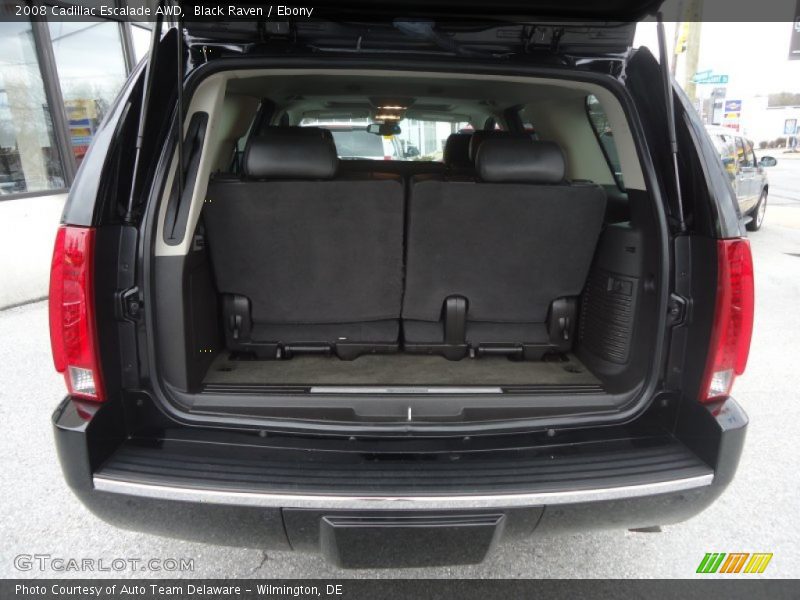  2008 Escalade AWD Trunk