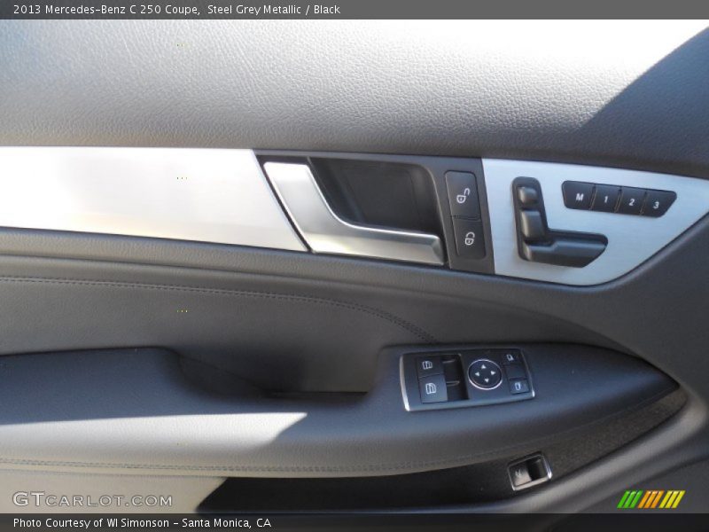 Steel Grey Metallic / Black 2013 Mercedes-Benz C 250 Coupe