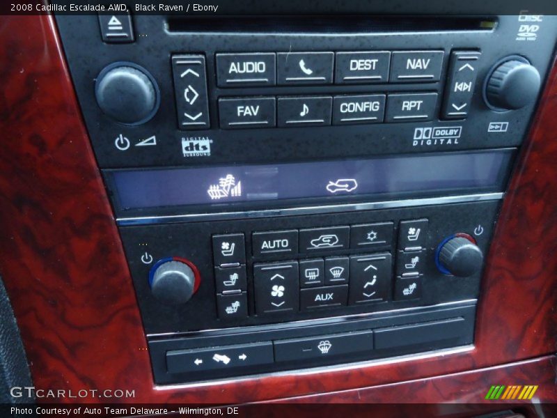 Controls of 2008 Escalade AWD