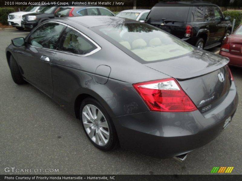 Polished Metal Metallic / Ivory 2010 Honda Accord EX-L V6 Coupe